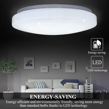 

New High Quality LED Ceiling Light Eye Protection LED Light 18W Cold White LED Round Ceiling Light Starry Sky Light