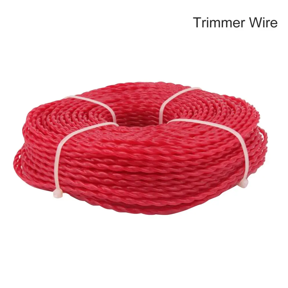 

3.0mm Nylon Round Trimmer Line Grass Cutter Rope Trimmer Roll Cord Wire String for Grass Strimmer Replacement Tool