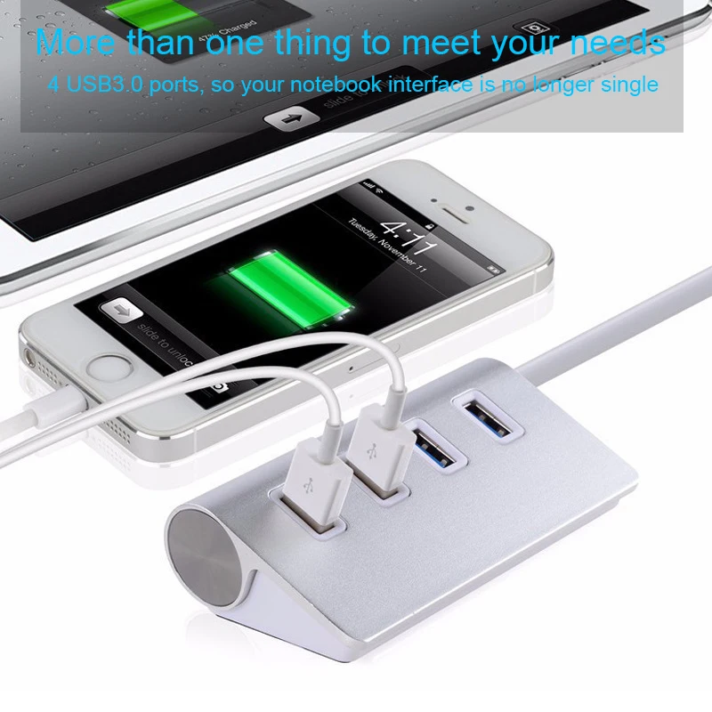 BKSCY usb-хаб 3,0 Мульти Usb разветвитель 4 порта Высокоскоростной HAB 4 Usb 3,0 порт расширения для настольных ПК ноутбук адаптер usb-хаб