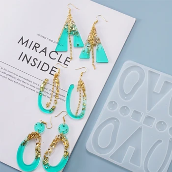 

157 Pack Silicone Earring Molds Jewelry Epoxy Resin Molds Earring Drop Dangle A2UA