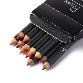 

12 PCS/Set Fashion Women Waterproof Lip Liner Makeup Set Long Lasting Matte Lipsticks Lip Pencil Pen Girls Comestic Tools P1201
