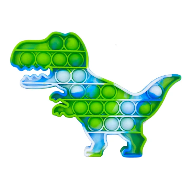 Fidget Reliver Stress Toys Rainbow Push Bubble Antistress Toys Sensory Toy To Relieve Autism Free Shipping PL-321