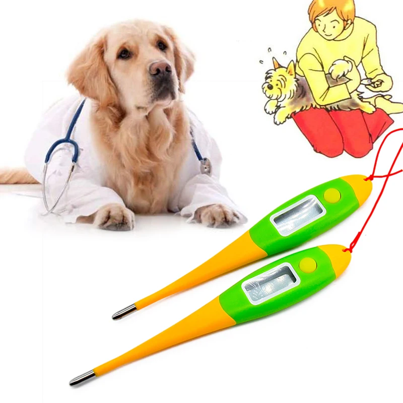

Digital Thermometer for Pet Dogs Cat Pig Animals Electronic No Mercury Thermometer Professional Medical Tool Veterinary Supplies