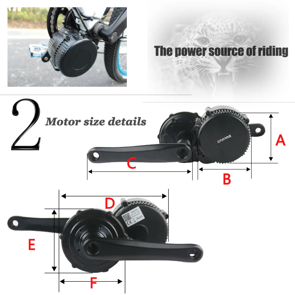 bafang 48v 750w bbs02 b motor with 48v 13ah electric bicycle hailong battey (16)