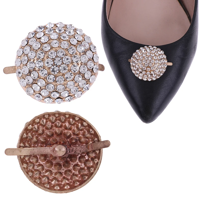 Shoe Clip Women  Shoes Decoration  High Heel Sandals Charms Luxury Pearl Rhinestone Fashion Unique Floral Ornament Clips