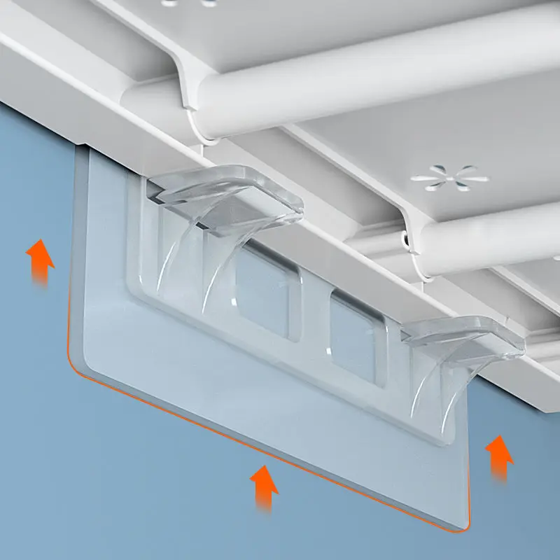 Enhanced Version Shelf Holder Shelf Support Clips Self Adhesive Pegs Closet Cabinet Shelf Punch-free Layered Partition Bracket