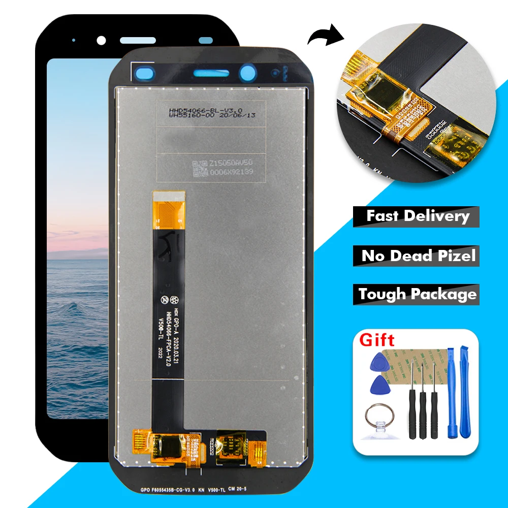 100% Tested LCD Display For CAT S32 S42 Touch screen Digiziter Assembly Replacement | Мобильные телефоны и аксессуары