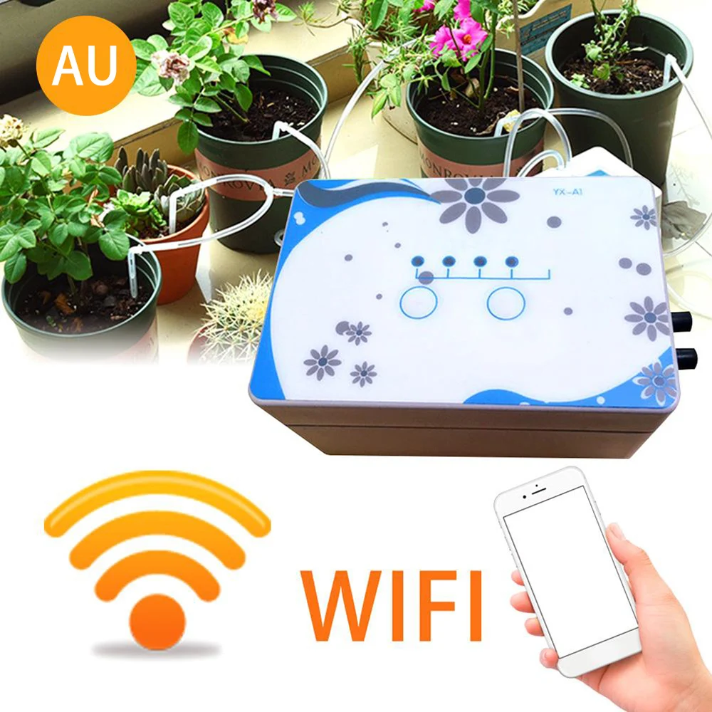 Система капельного орошения с Wi Fi 10 м автоматический таймер комплект шлангов для