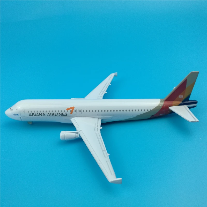 16 см 1:400 шасси самолета Airbus A320-200 модель корейский Asiana airways авиалиний W базовый сплав самолет коллекционный самолет