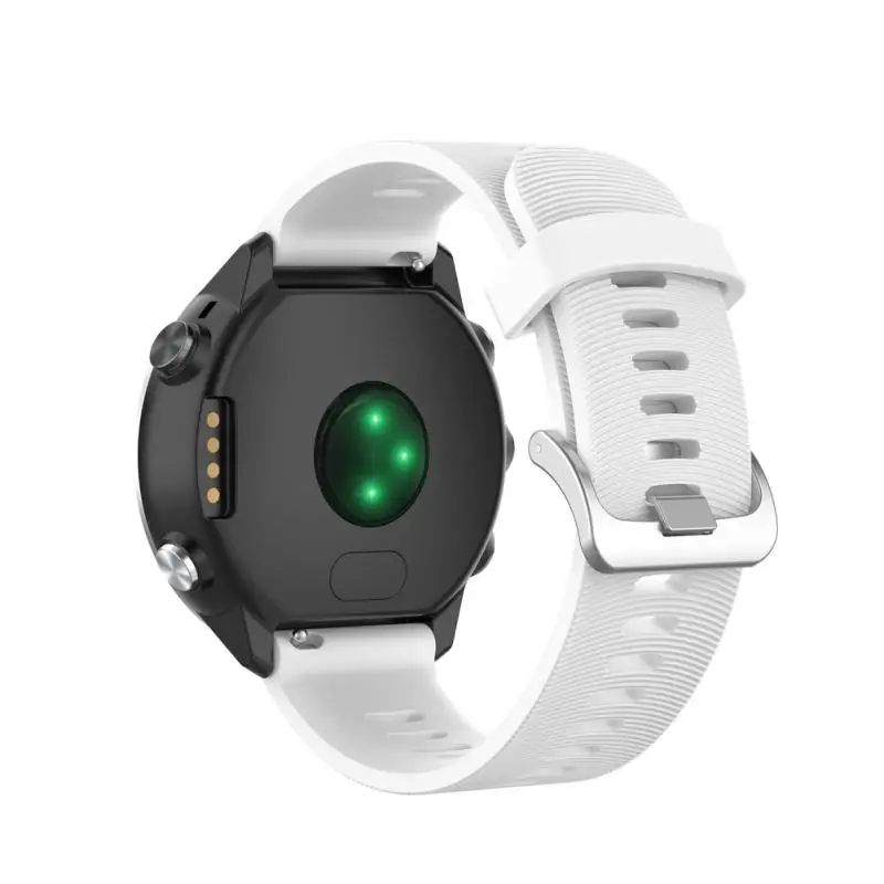 Ремешок сменный из мягкого силикона для смарт часов Garmin Forerunner645 20