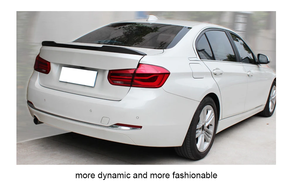 Для BMW 3 серии 2012- F30 F80 M3 кованый задний спойлер из углеродного волокна