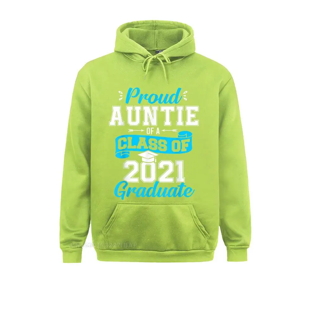 Proud Auntie Of A Class Of 2021 Graduate Senior 2021 Gift New Arrival Mens Hoodies Fitness Sweatshirts Geek Sportswears