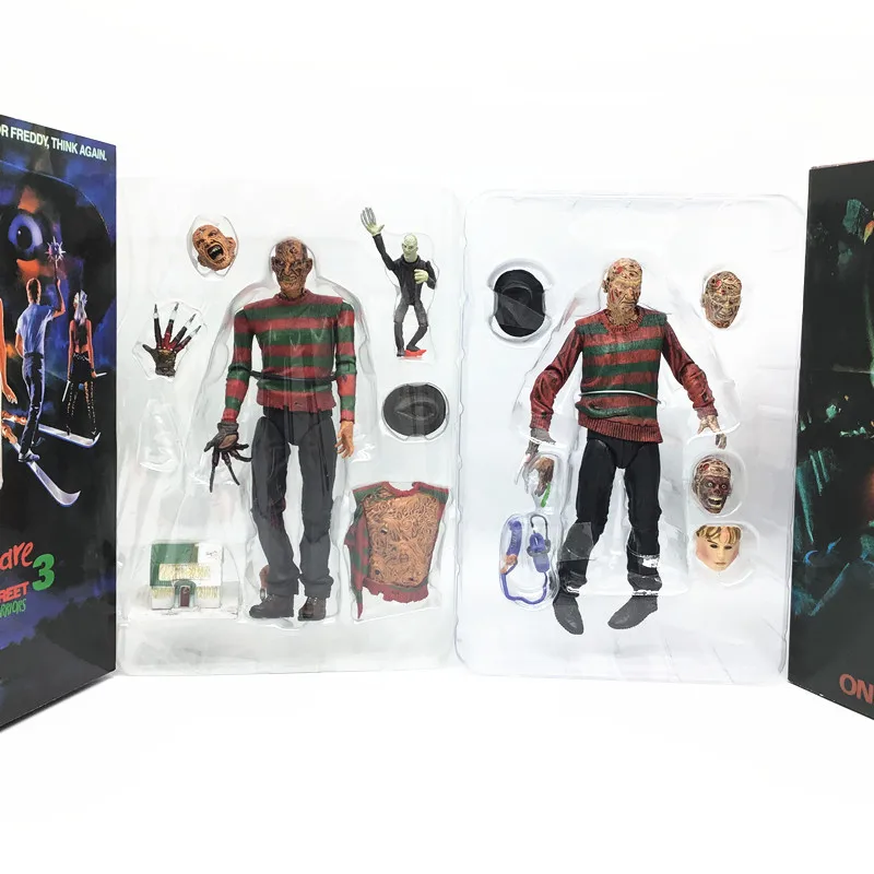 18 см Neca новый два стиля A &quotКошмар на улице Вязов&quot 3 Dream Warriors Freddy Krueger фигурка ПВХ