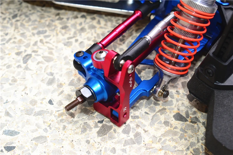 Алюминиевый передний C концентратор для 1/10 TRAXXAS RUSTLER 4X4 VXL 67076-4 Slas 4x4, Slash 4x4 Low-CG, XO-01