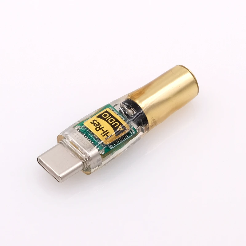 타입-C에서 3.5mm 2.5mm/4.4mm 밸런스드 여성용 헤드폰 앰프 90도 어댑터 안드로이드 PC용 C100 하이파이 하이레스 케이블 어댑터