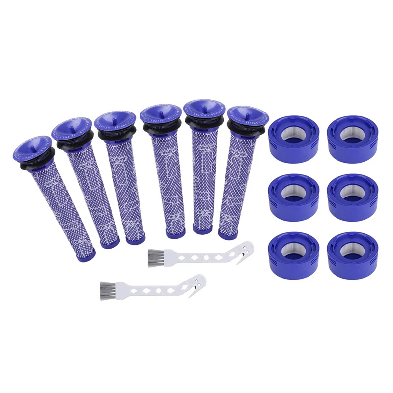 14 Pcs Suitable For Dyson V7 V8 Vacuum Cleaner Accessories Front And Rear Filter Set Parts