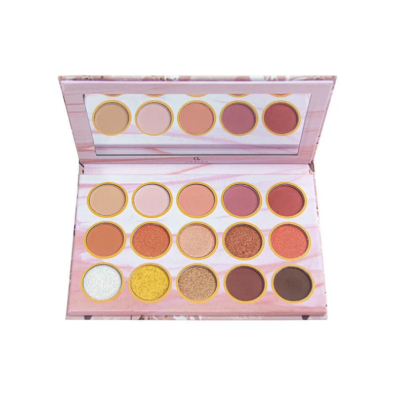 

15 Colors Pressed Glitter Eyeshadow Palette Matte Eye Shadow Pearlescent Pigments Makeup Palette Maquillage