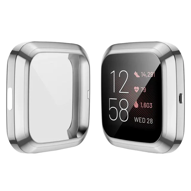 Full Screen Protector cover for Fitbit Versa Versa 2 Versa 3 Sensesoft TPU Bumper Case for Versa lite Smart watch Accessories 