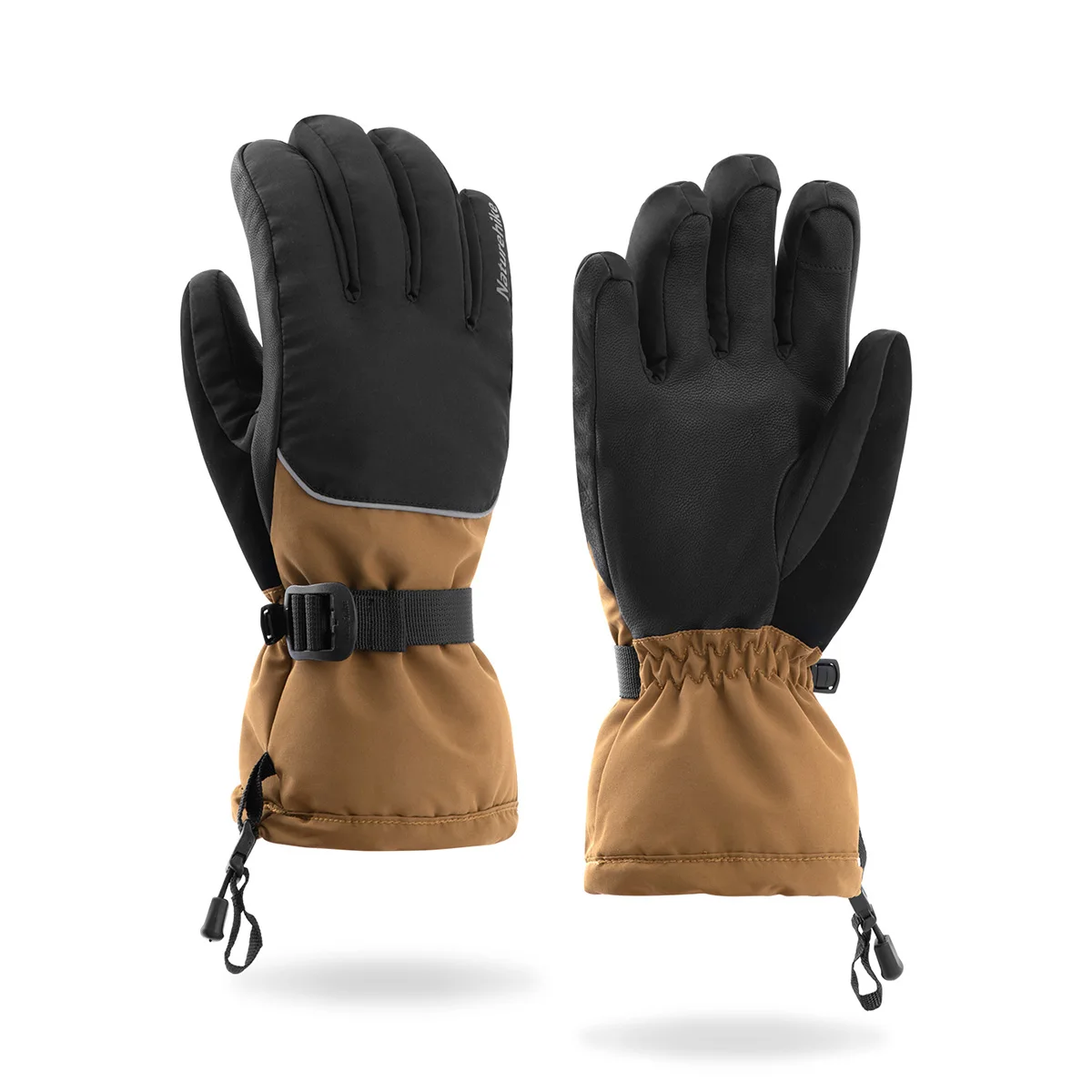 

Naturehike Five Fingers Gloves Warm Thickened Plush Sports Anti-Slip Goatskin Riding Glove Cycling Driving Windproof Winter