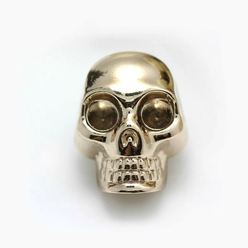 6pc Skull Metal Buttons Sewing Scrapbooking for Jeans Decorated Handmade Crafts