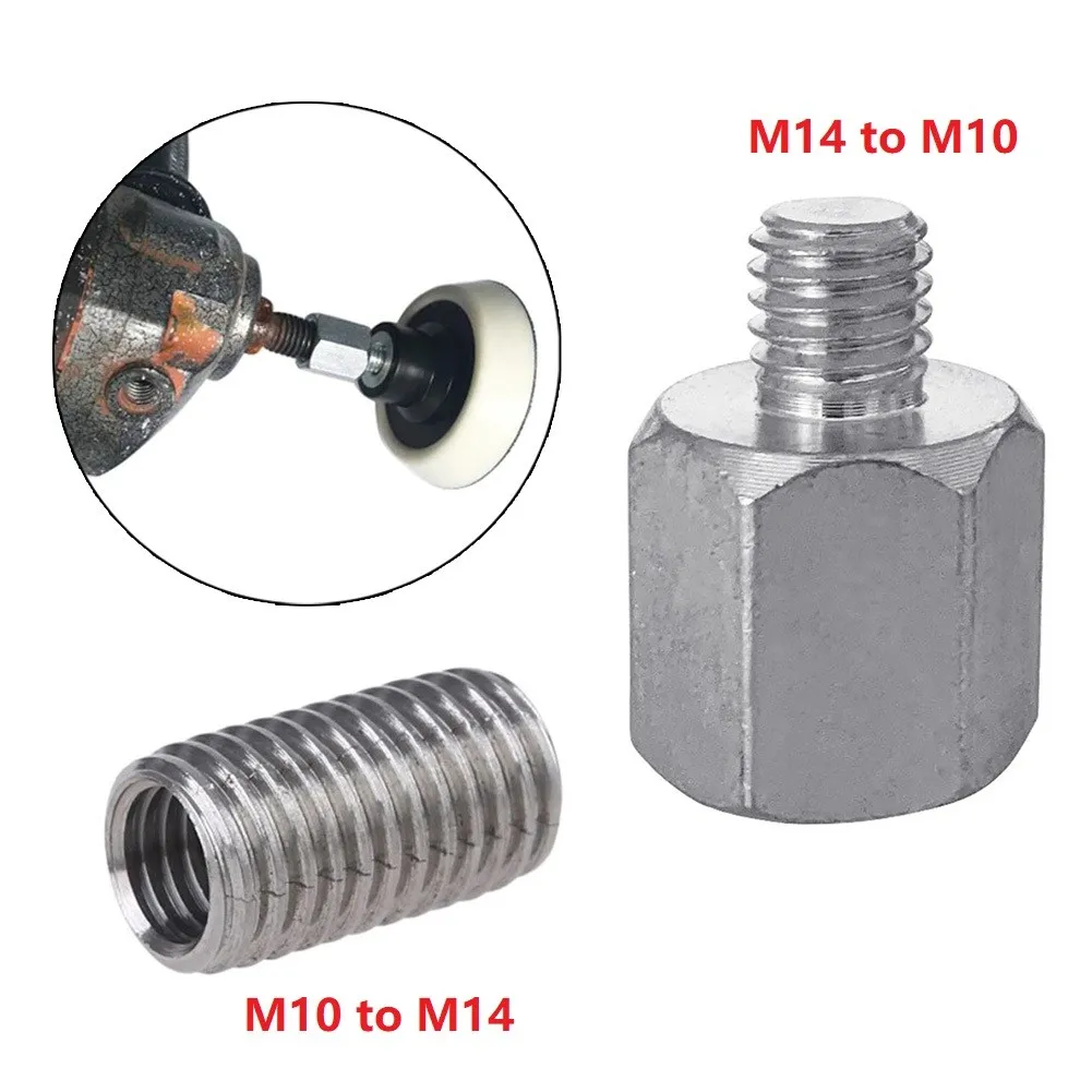 

1PCS M10 M14 angle grinder adapter Angle Grinder Polisher Thread Drill Bit Interface Converter Power Tool Thread Adapter