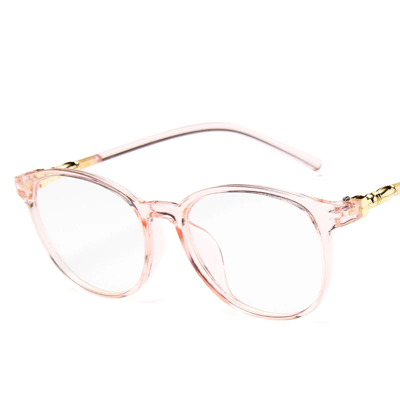 Seemfly очки оправа для мужчин и женщин Модные Винтажные ультралегкие Прозрачные Линзы для очков Мужские Женские очки красочные ретро очки - Цвет оправы: 5