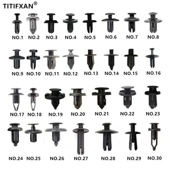 

150PCS Auto Fastener Clips For chrysler 300c dodge magnum jeep wrangler accessories acura tsx Car Bumper Fender Screw Rivet