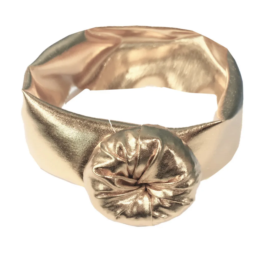 Fashion Newborn Toddler Kids Baby bronzing ball elastic hair accessories Baby Unisex girls boys Cotton Headband