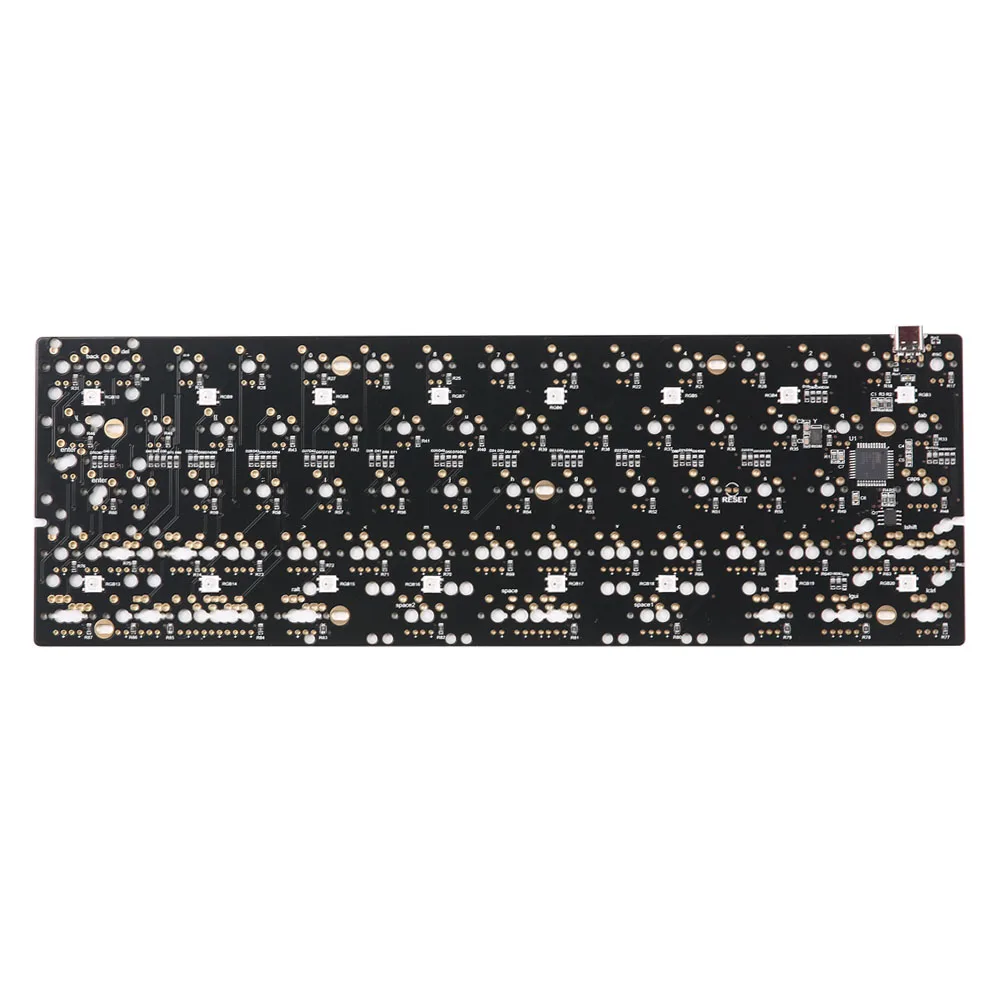DIY механическая клавиатура 60 раскладных стрелок 64 ключа DZ60 PCB комплект