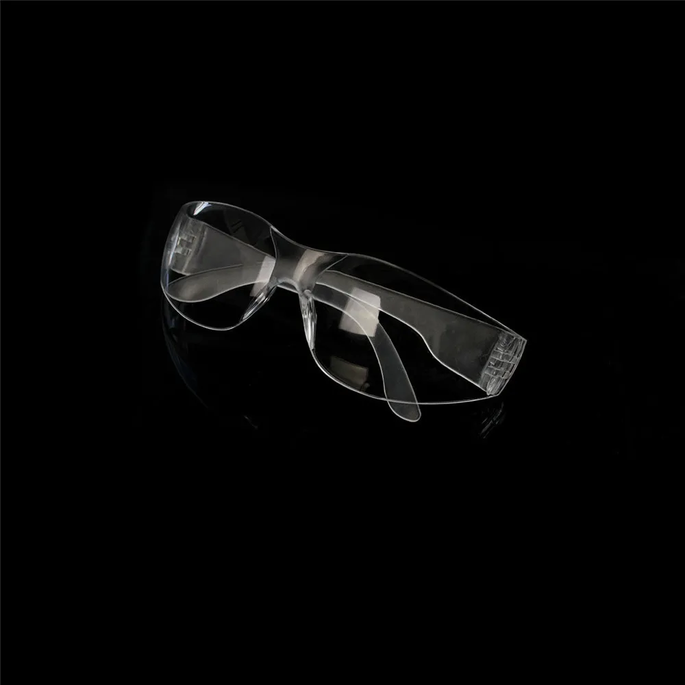 Vue de profil des lunettes anti-buée avec branches ajustables, parfaites pour laboratoire