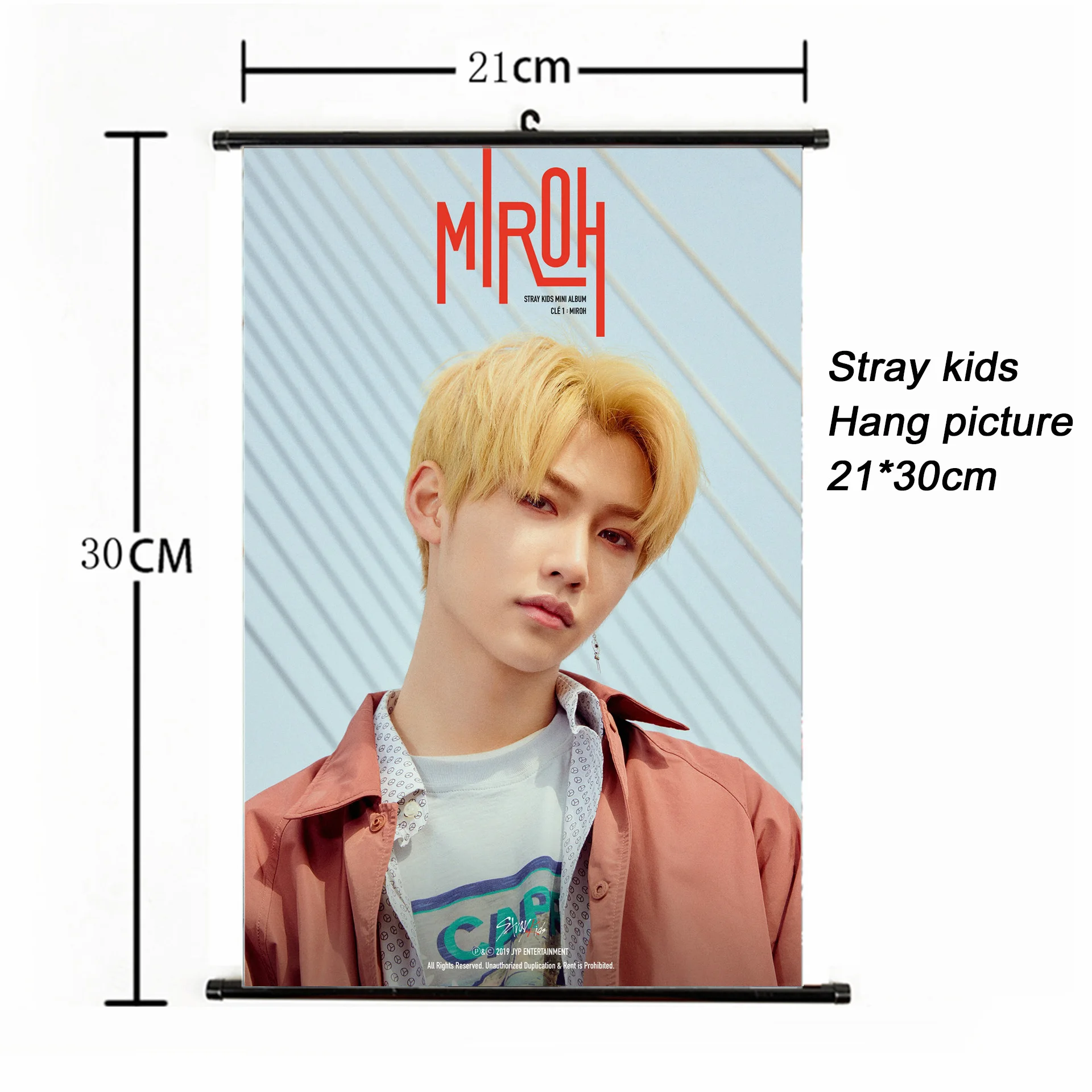 Модный Kpop Stray Kids have picture 21*30 см плакат stray kids MIROH альбом Фотокарта для фанатов Коллекция корейский Канцелярский набор - Цвет: Stray Kids 32