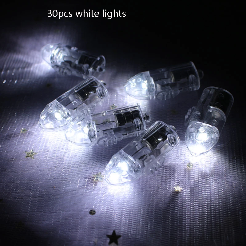 White lights 30 шт./компл.(4,6, 8,10, 12,14 '') тёплый белый свадебные фонари Led светильники Китайский бумажный мяч Lampions для вечерние Baby Shower Свадебный декор - Цвет: White lights