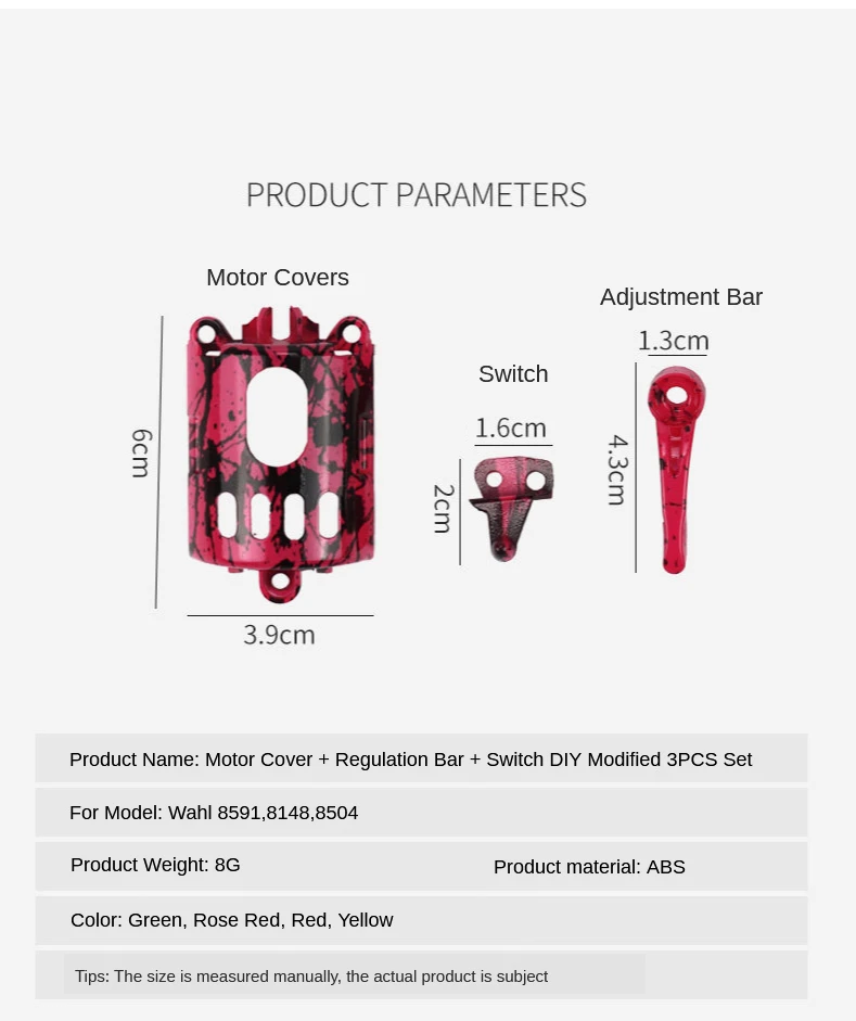 3 pçs set diy modificado escudo para