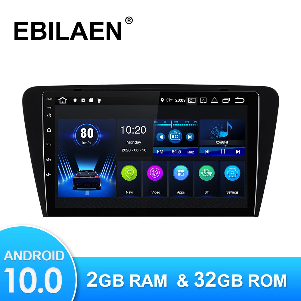 Car Radio Multimedia Player For Skoda Octavia 3 A7 2013-2018 Android 10.0 Autoradio GPS Navigation DVR Camera WIFI IPS Screen