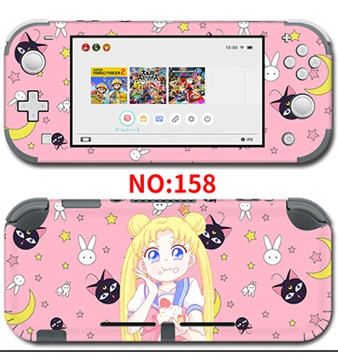 Protector Cover Decal Vinyl Skin Sticker For Nintendo Switch Lite Console Anime Girl Sailor Moon Sticker Stickers Aliexpress