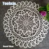 NEW round Lace embroidery placemat cup dish coaster tea coffee mug kitchen wedding drink table place mat cloth dining pad doily ► Photo 1/3