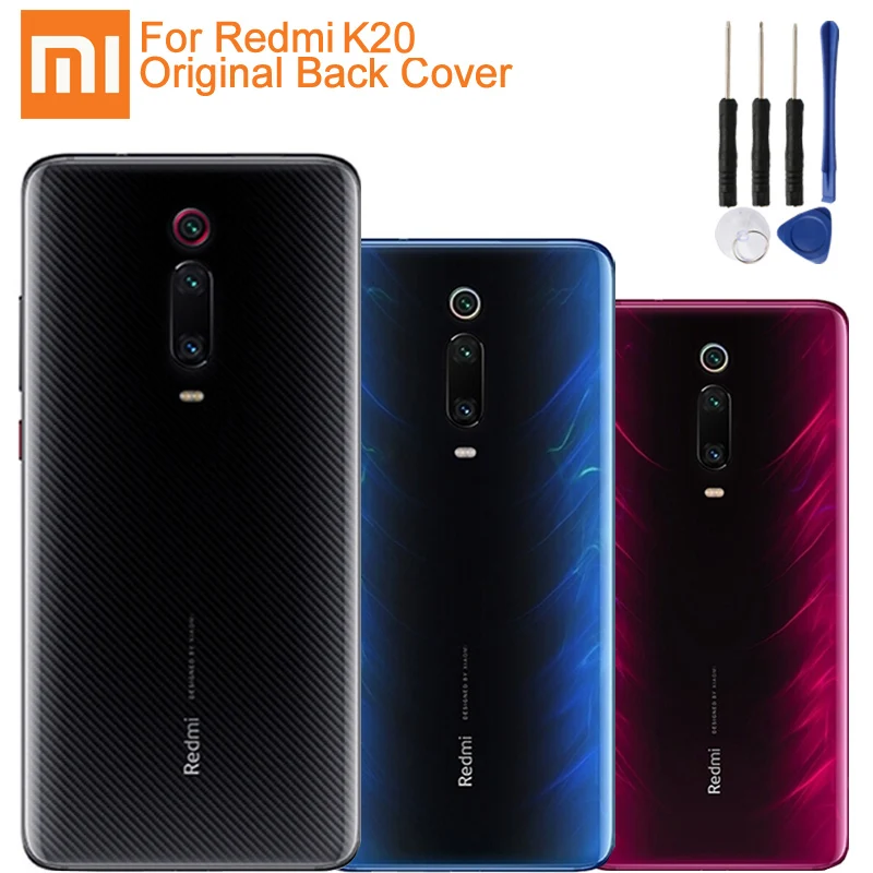 Оригинальный чехол со стеклянной батареей для Xiaomi Mi Redmi K20 Pro Mi9T 9T задняя крышка