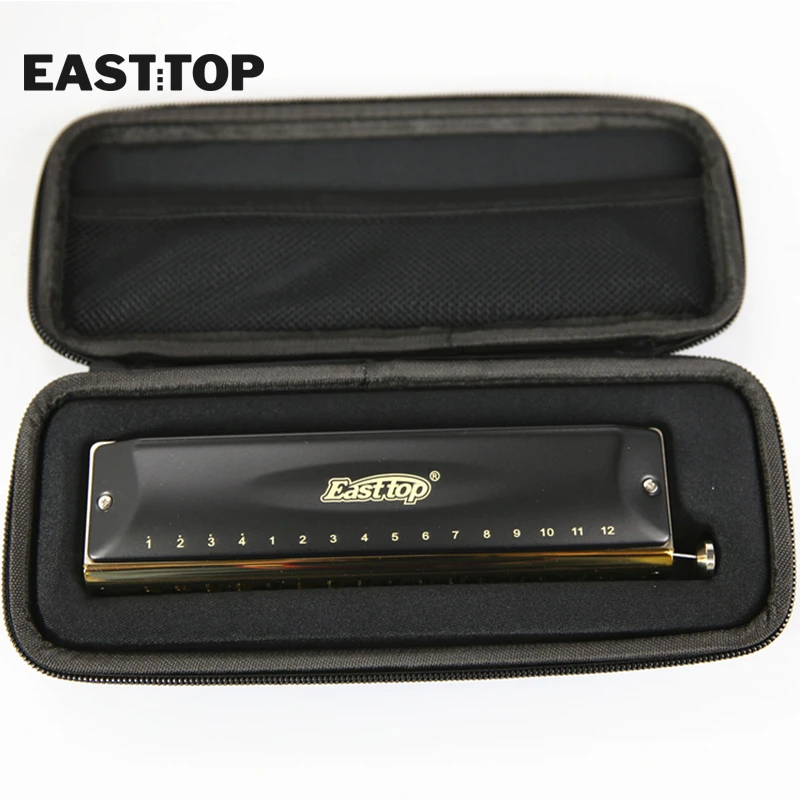 T1664c Easttop 16 Hole Chromatic Harmonica Professional Performance