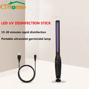 

1 PC Portable Ultraviolet UV Sterilizer Light USB Rechargeable UVC Bactericidal Lamp Office Handheld Disinfection Germicidal COB