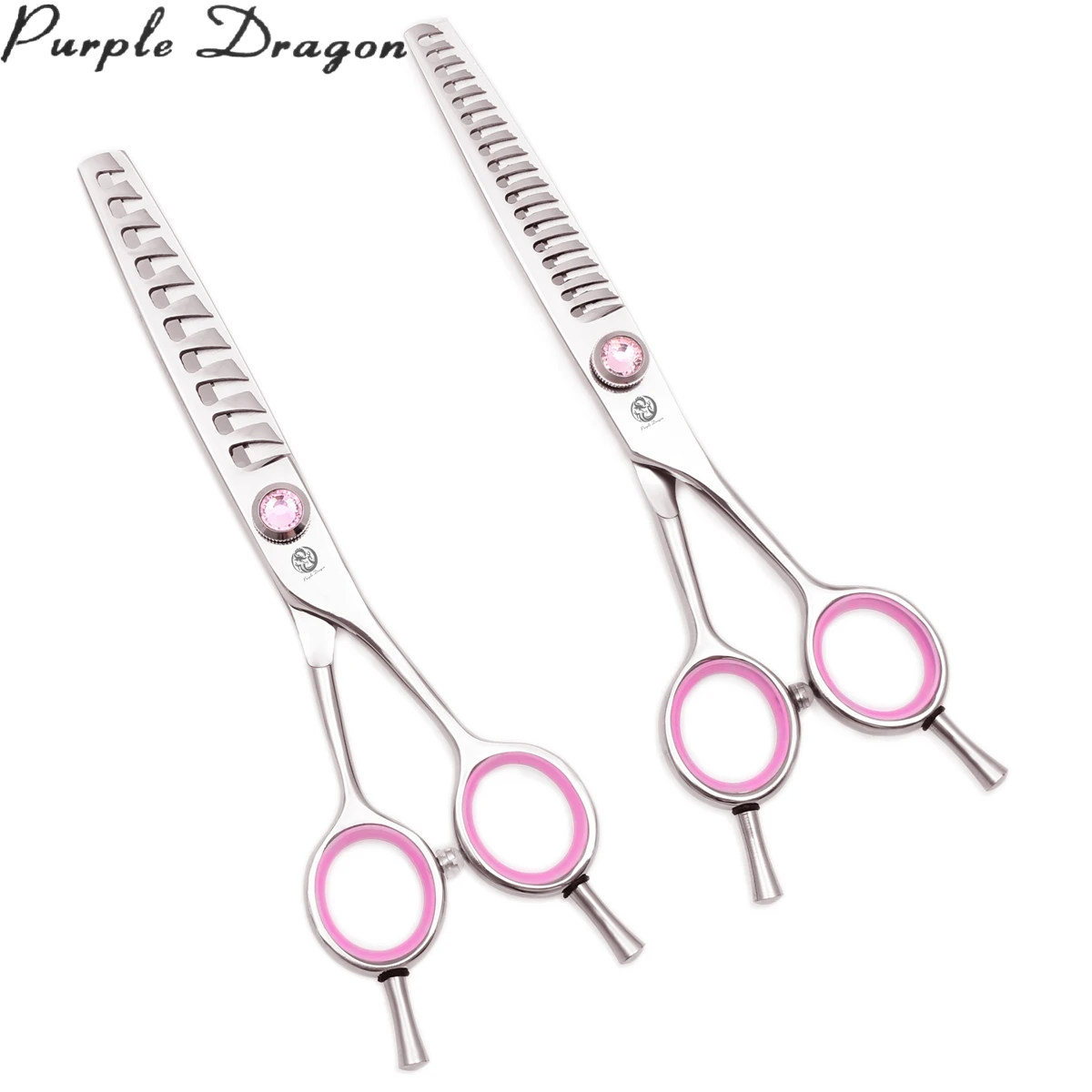 Парикмахерские ножницы с филировкой Purple Dragon 6 дюймов JP нержавеющая сталь