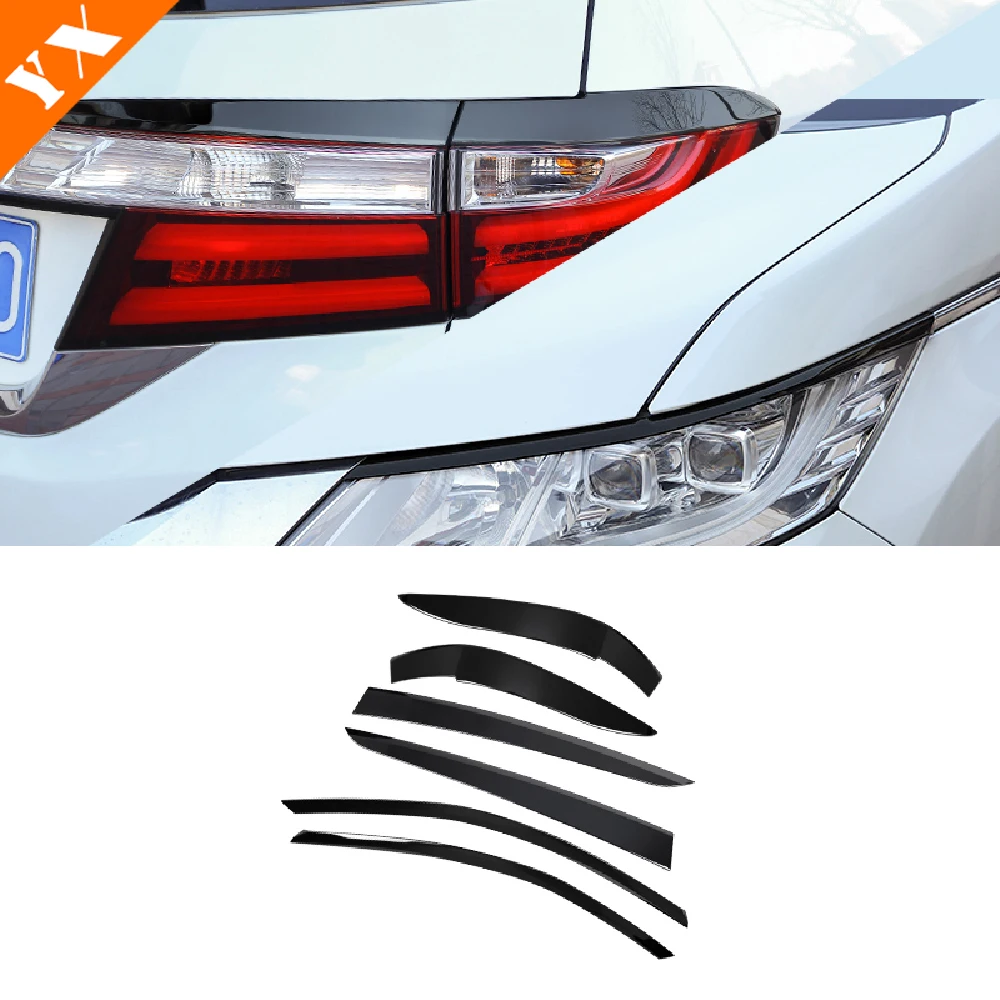 Аксессуары из нержавеющей стали для Honda Odyssey 2015-2018 черный/серебристый