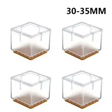 Силиконовые ножки стула Кепки коврик стол Детские безбортные носки для пола протектор Силиконовый Прозрачный чехол