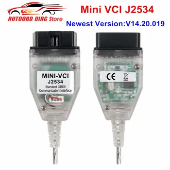 

Best Price V14.20.019 Mini VCI J2534 For Toyota TIS Techstream FTDI232RL Chip MINI-VCI OBD2 Interface Support Many Protocols