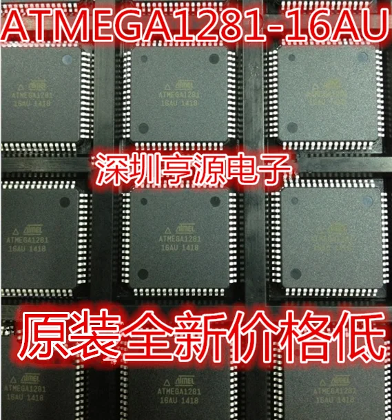 5 шт./лот ATMEGA1281-16AU ATMEGA1281 TQFP-64