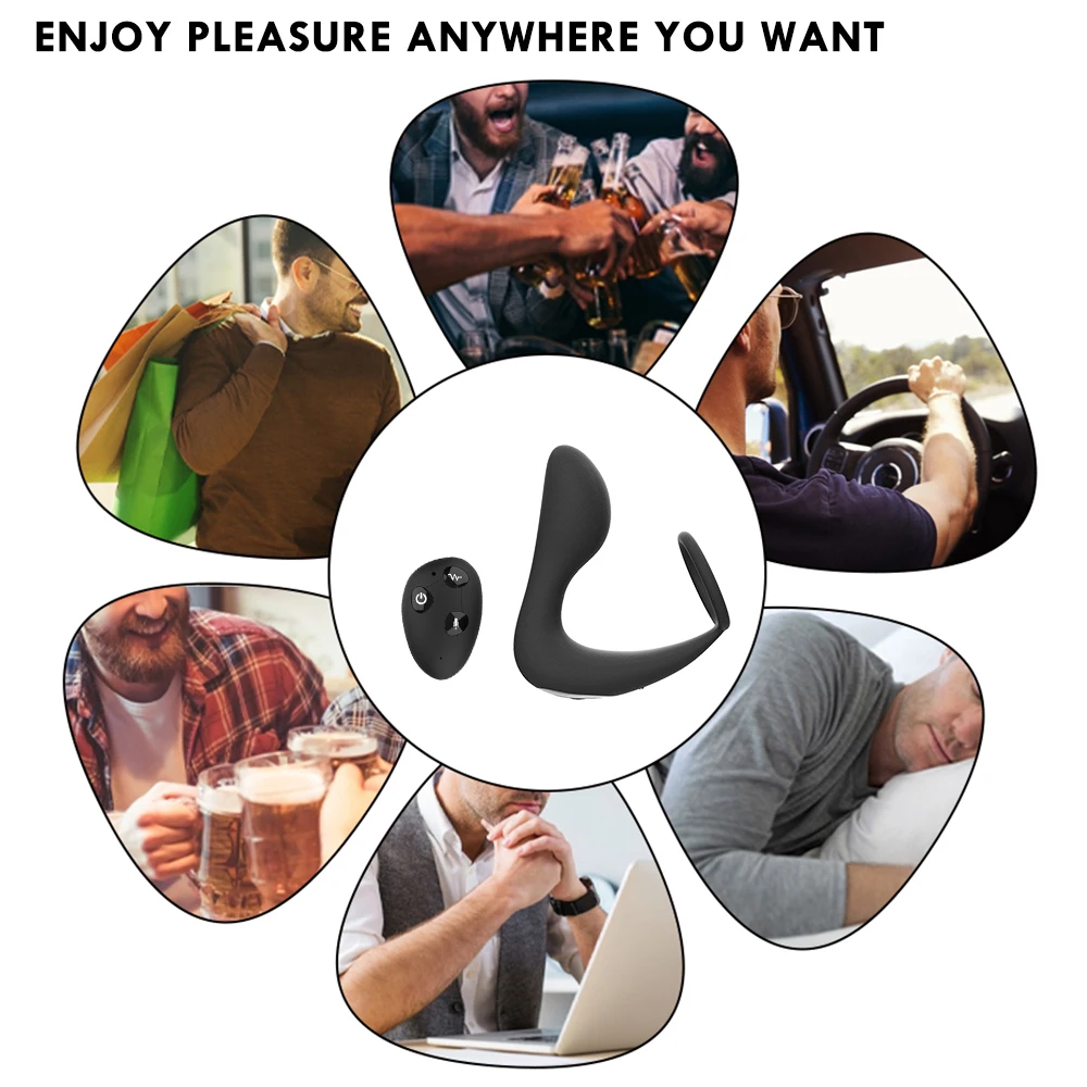 Massageador de Próstata Electric Shock Prostate Massager