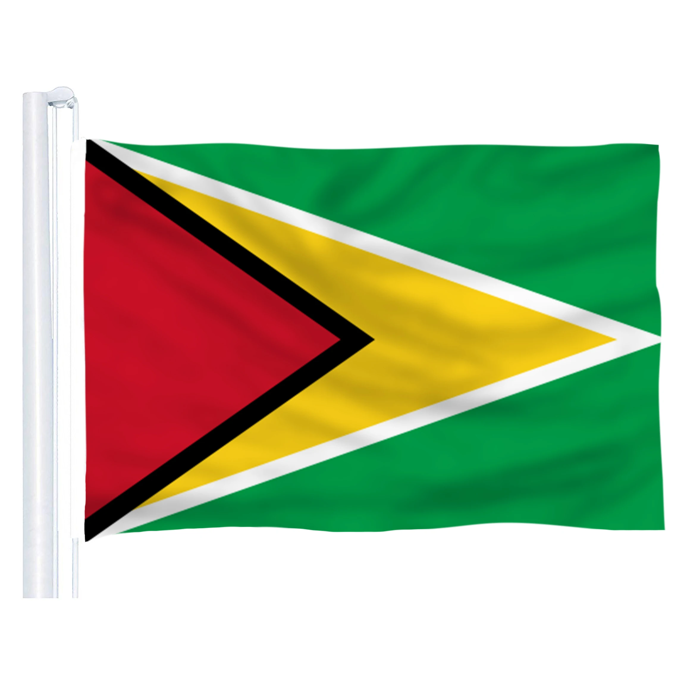 

2017 The Guyana Flag Polyester Flag 5*3 FT 150*90 CM High Quality Cheap Price In-kind Shooting