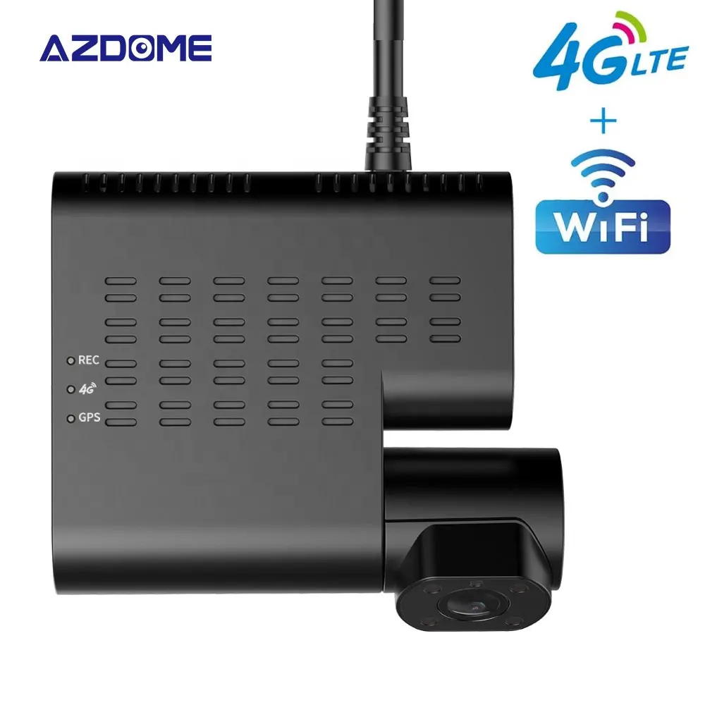

Видеорегистратор AZDOME 4G с двумя камерами, GPS, Wi-Fi, ночным видением