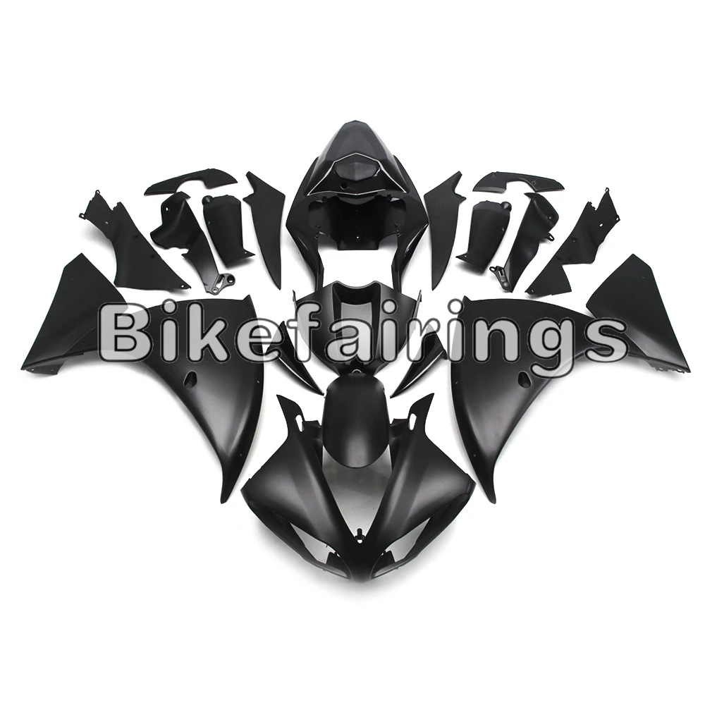 Полный матовый черный велосипедный корпус для Yamaha 2009 2010 2011 YZF1000 R1 09-11 YZF R1 мотоцикл впрыска Пластиковый обтекатель комплект