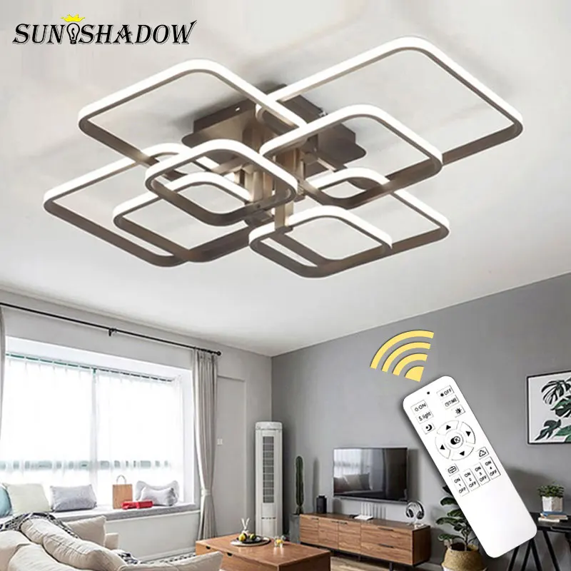  Modern LED Ceiling Light Black&White Chandeliers Ceiling Lamp LED Light Fixtures Living room Bedroo - 32853007650