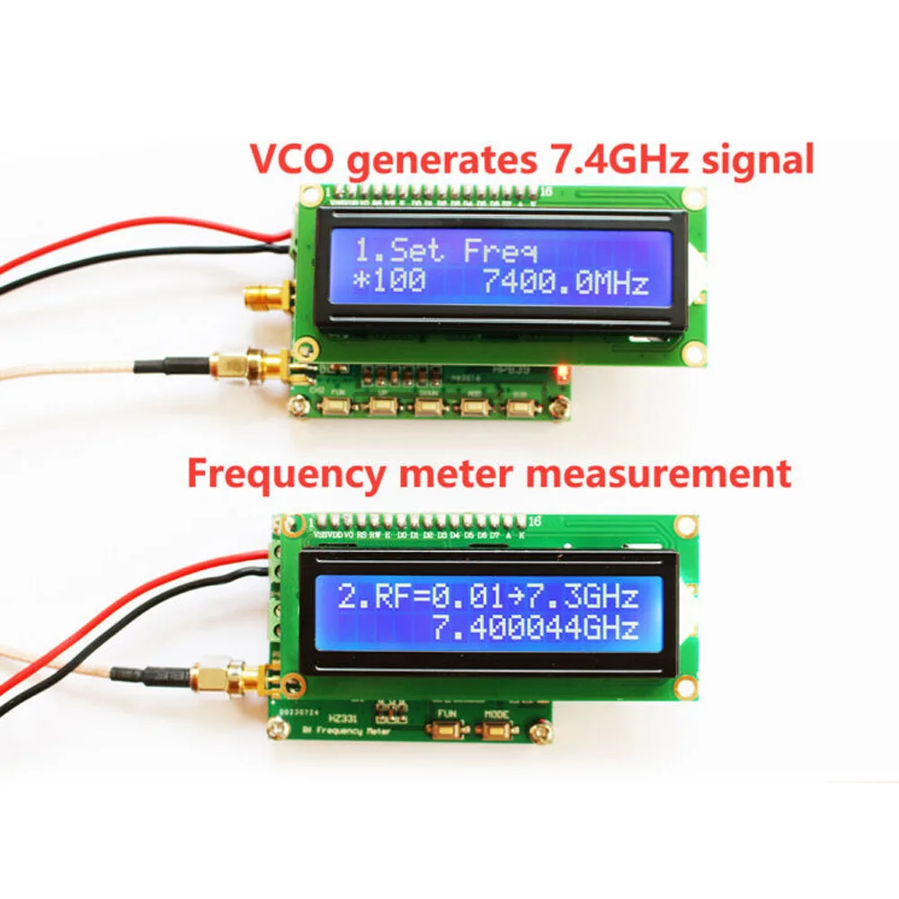 

2020 New 1Hz-7.3GHz Microwave Frequency Counter Radio RF Pulse Measure Meter Counter 57 * 50 * 20mm High Quality